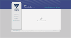 Desktop Screenshot of becas.tarbut.net